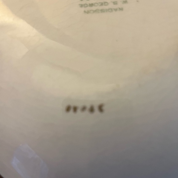 Vintage Radisson W S George Plater , Flower Pattern, Made in USA - Picture 7 of 7